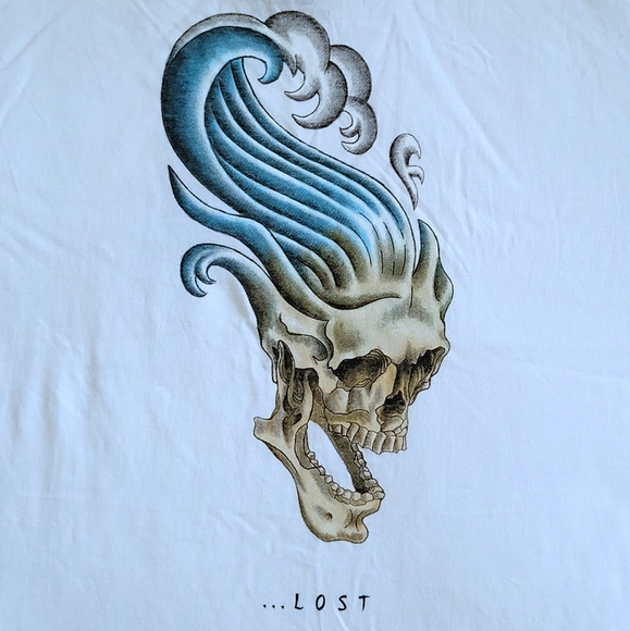 ...lost Screaming Skull💀 Graphic Tee👕 - NWT - Picture 11 of 13